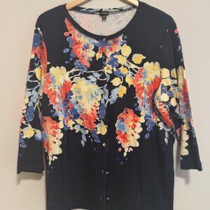 Women's Floral Cardigan